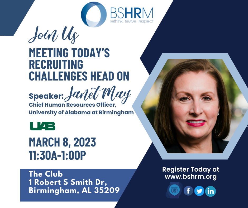 Birmingham SHRM March Meeting ALSHRM State Council